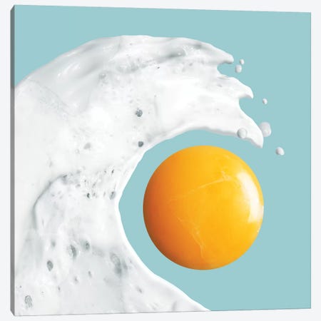 Egg Wave Canvas Print #LOO51} by Jonas Loose Canvas Art