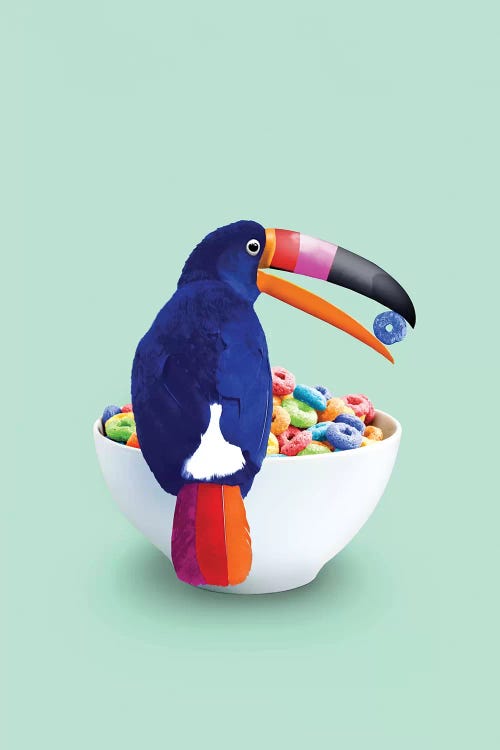 Cereal Toucan by Jonas Loose wall art