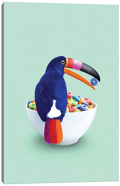 Cereal Toucan Canvas Art Print