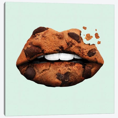 Cookie Lips Canvas Print #LOO62} by Jonas Loose Art Print