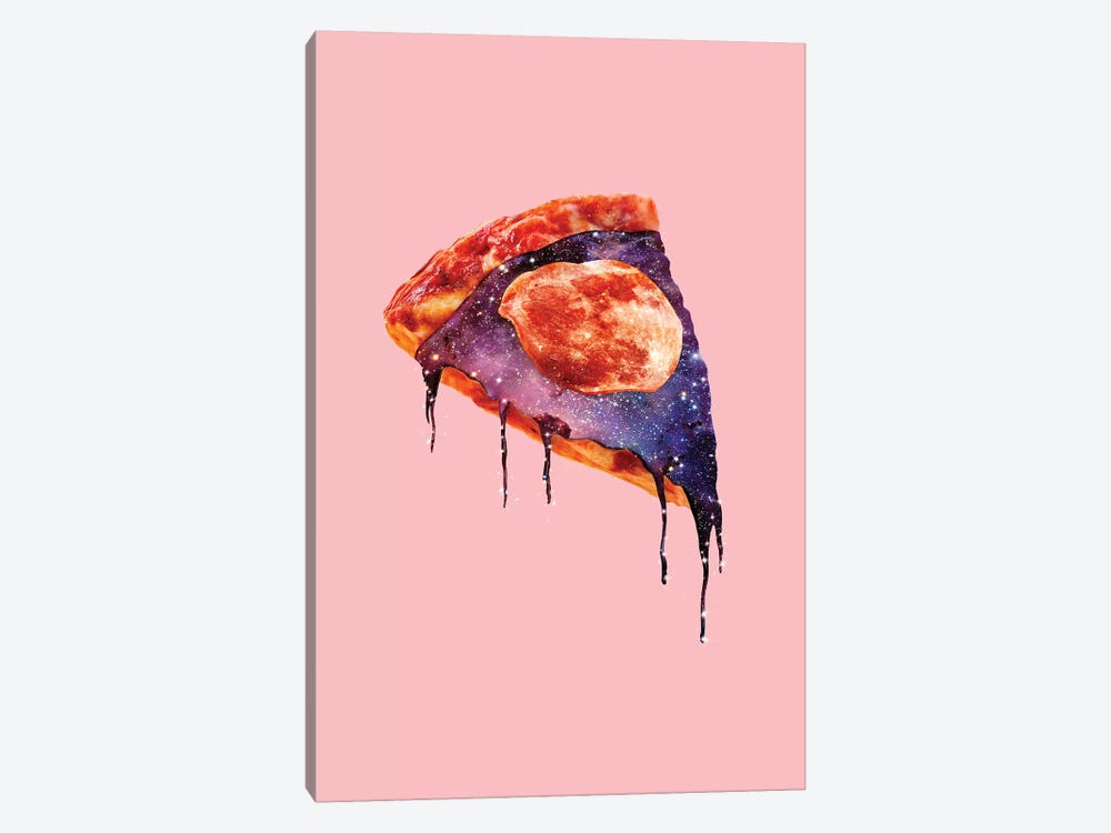 Galaxy Pizza by Jonas Loose 1-piece Canvas Art Print