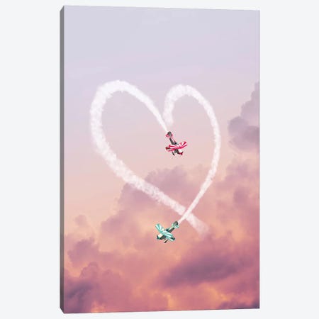 Love Is In The Air Canvas Print #LOO71} by Jonas Loose Canvas Wall Art
