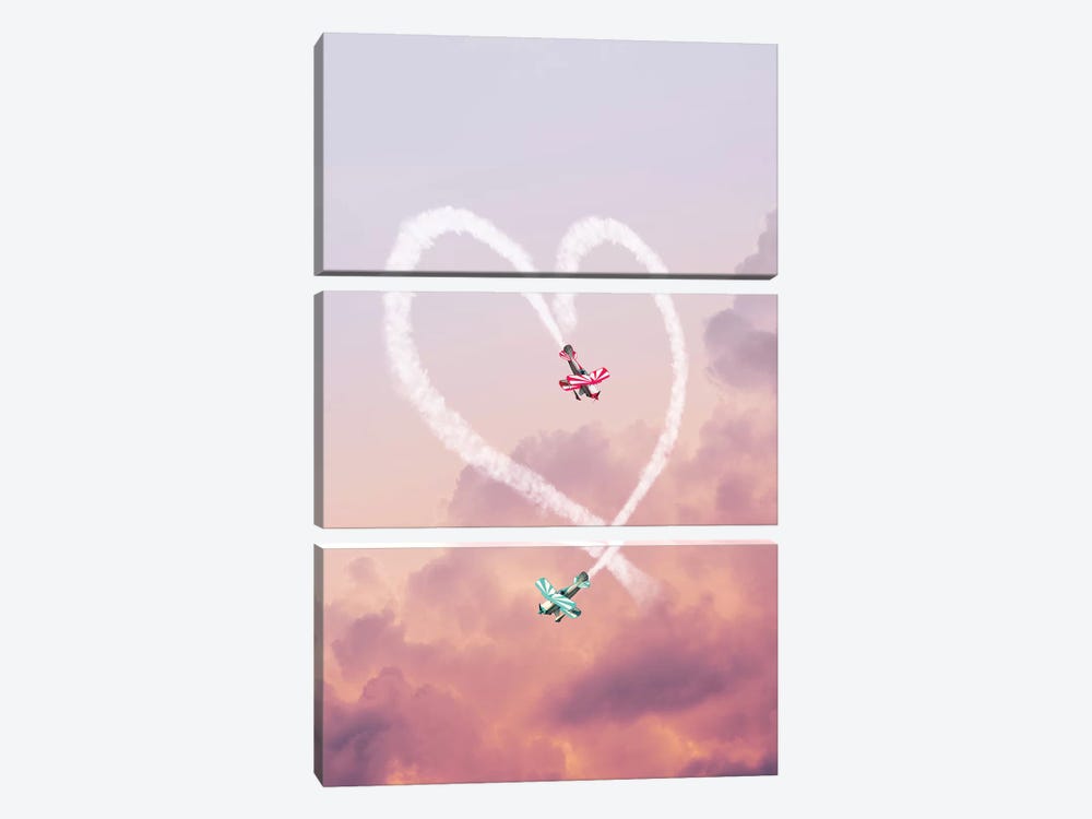 Love Is In The Air by Jonas Loose 3-piece Canvas Print