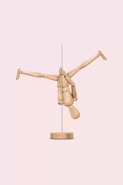 Jonas Loose: Poledance Mannequin by Jonas Loose