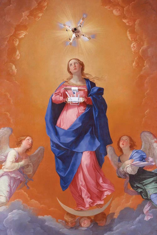 The Holy Drone by Jonas Loose wall art