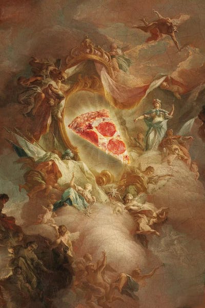 The Holy Pizza by Jonas Loose multi panel art