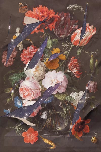 Flowers Of The Galaxy by Jonas Loose multi panel art