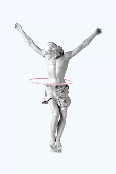 Witty Humor: Hula Hoop Jesus by Jonas Loose