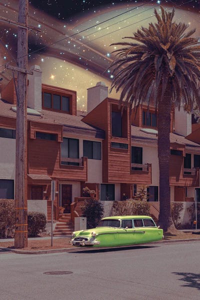 Space Village by Jonas Loose multi panel art