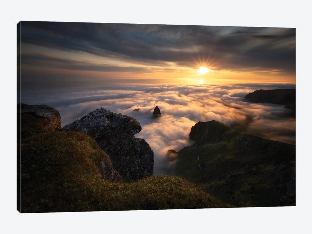 Beyond The Horizon by Laura Oppelt 1-piece Canvas Print