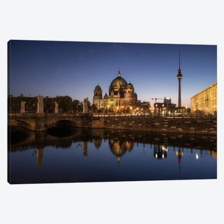 Berlin Awakes Canvas Print #LOP70} by Laura Oppelt Canvas Art Print