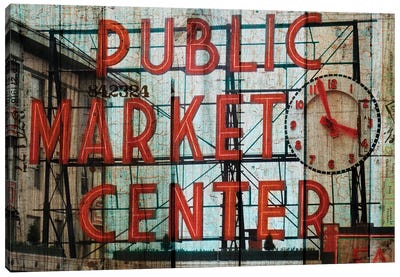 Public Market Canvas Art Print - Sandy Lloyd
