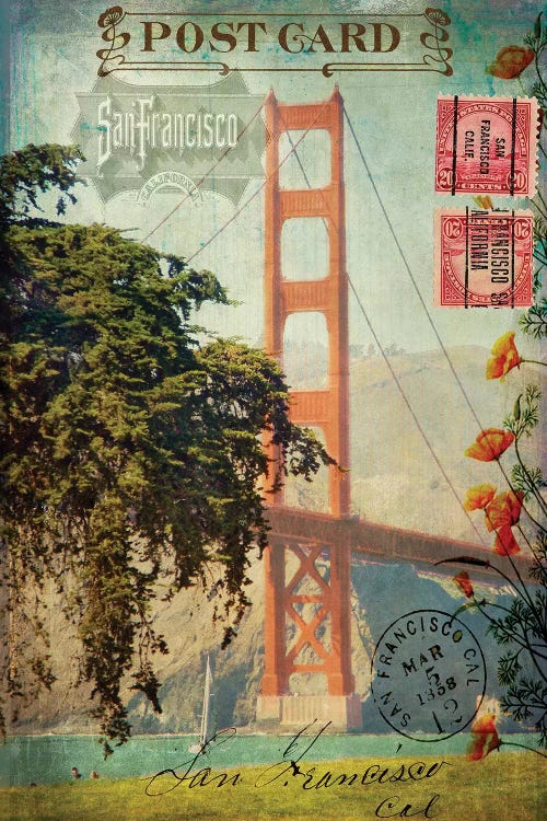 San Francisco, CA by Sandy Lloyd wall art
