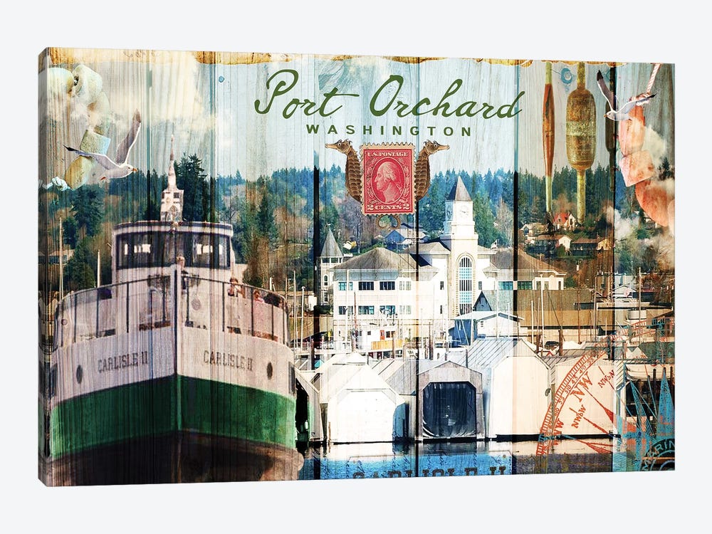 Taste of Port Orchard by Sandy Lloyd 1-piece Canvas Wall Art