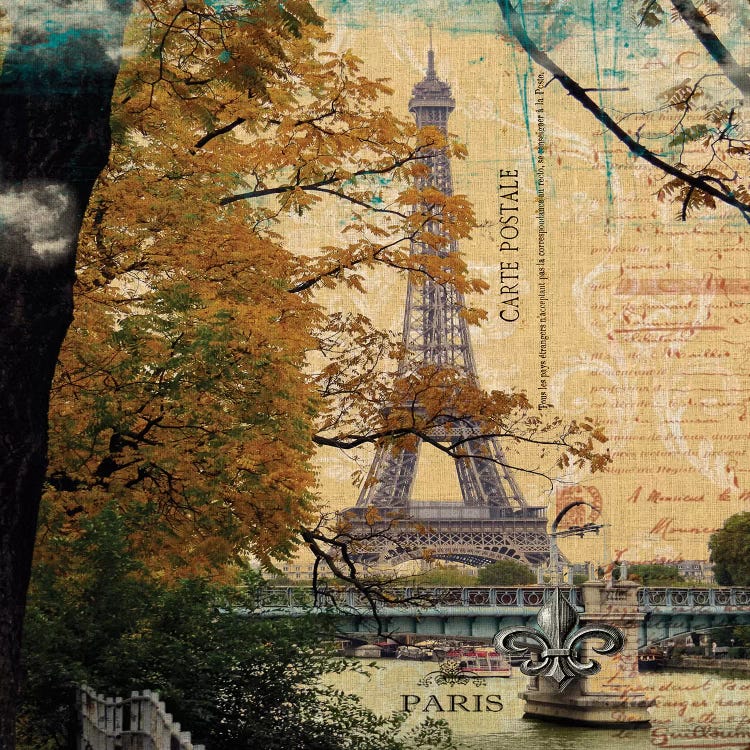 Eiffel Romance III by Sandy Lloyd wall art