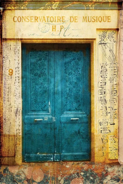 Doors: Postcards Of Paris XI by Sandy Lloyd