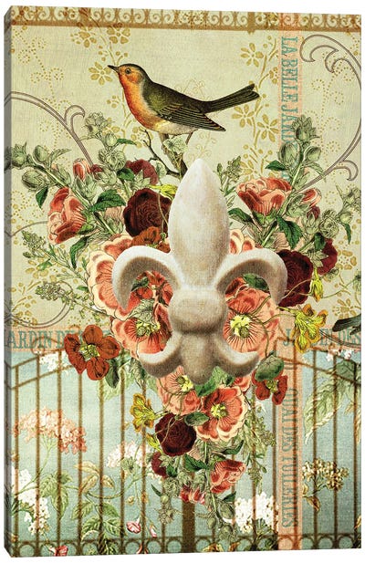 Postcards Of Paris XII Canvas Art Print - Sandy Lloyd