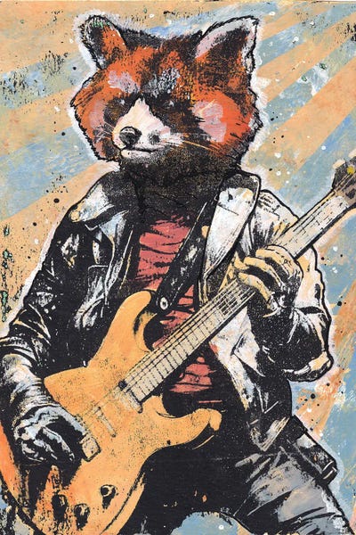 Musician: Red Panda Riffs by Sharlene Loomis