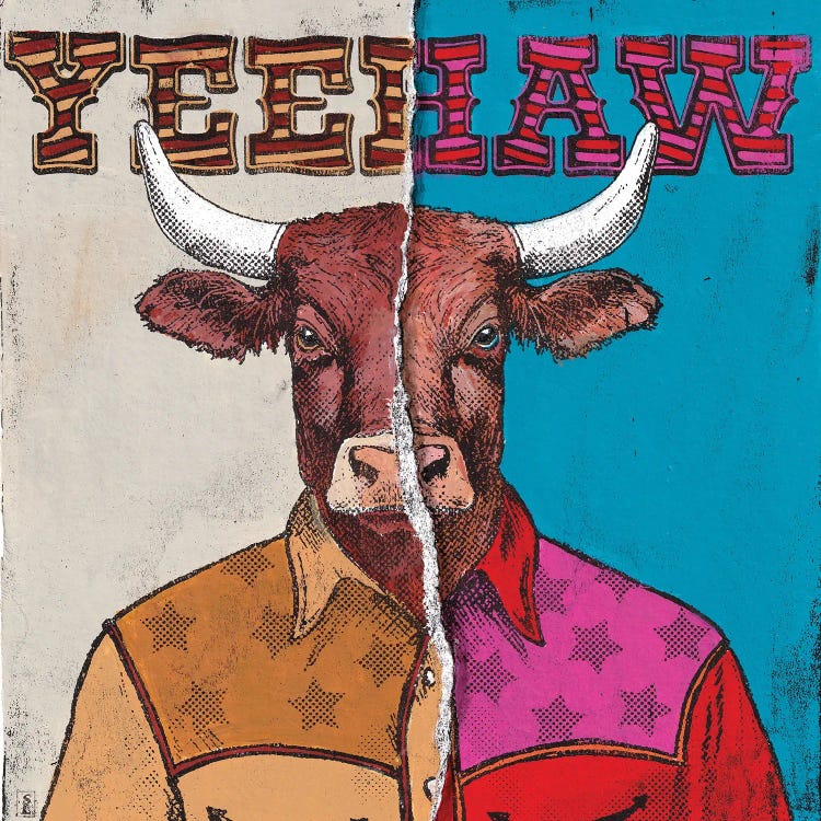 Yeehaw by Sharlene Loomis wall art