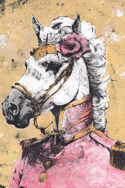 Lady Lipizzaner by Sharlene Loomis multi panel art
