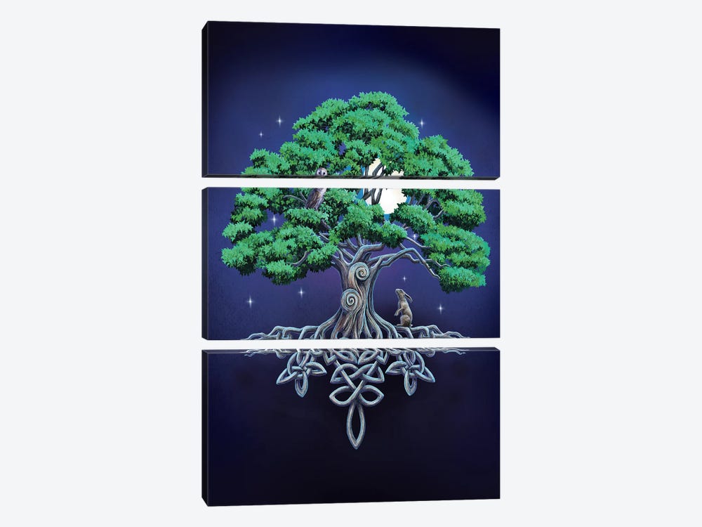 Large Tree Of Life by Lisa Parker 3-piece Canvas Art