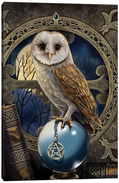 Spell Keeper Canvas Art Print - Owl Art