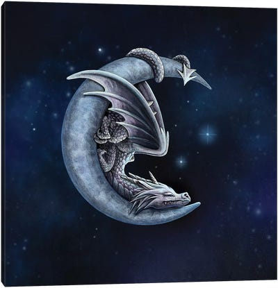 Sweet Dreams Canvas Art Print - Friendly Mythical Creatures
