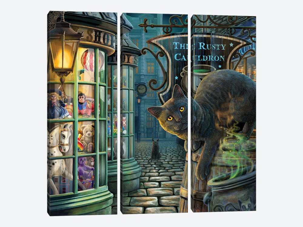 The Rusty Cauldron by Lisa Parker 3-piece Art Print