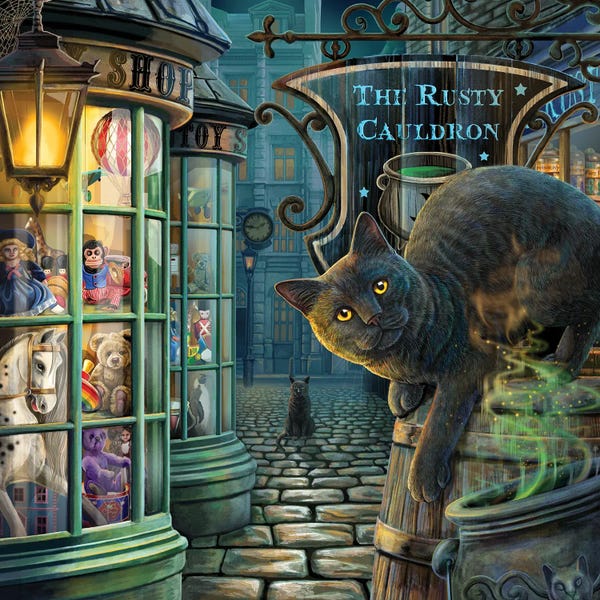 Windows: The Rusty Cauldron by Lisa Parker