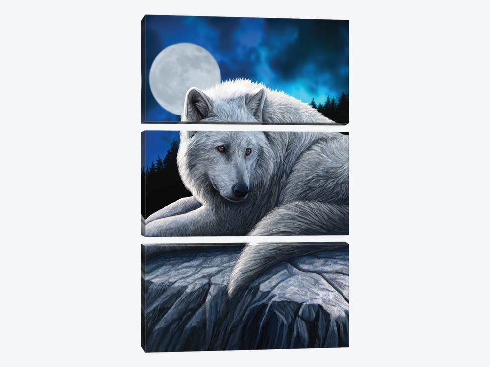 Guardian Of The North by Lisa Parker 3-piece Canvas Print