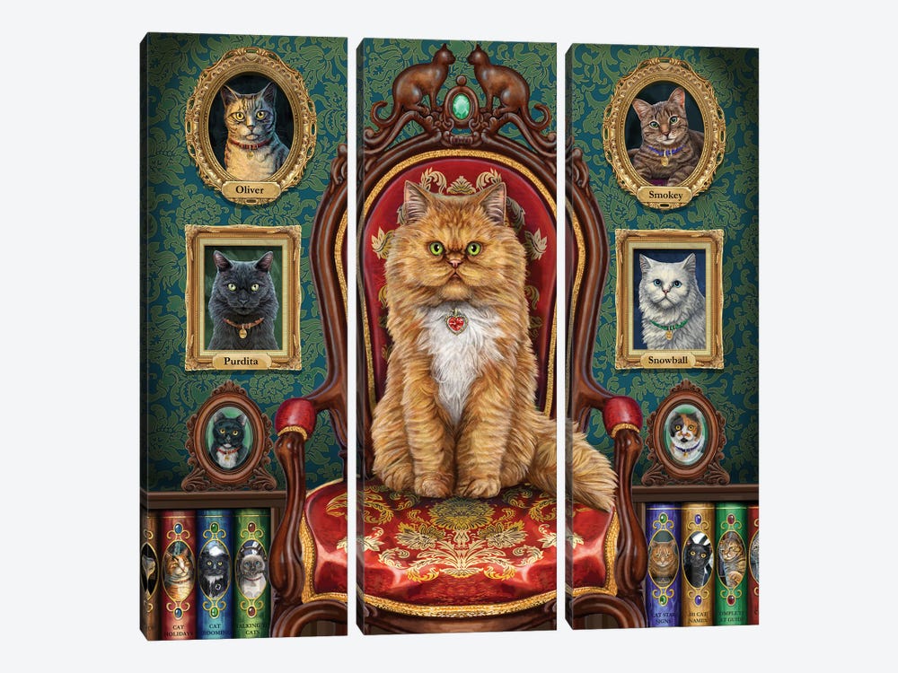 Mad About Cats by Lisa Parker 3-piece Canvas Art Print