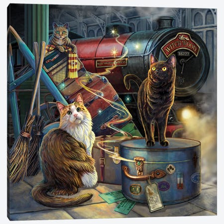 Witchwood Express Canvas Print #LPA61} by Lisa Parker Canvas Art