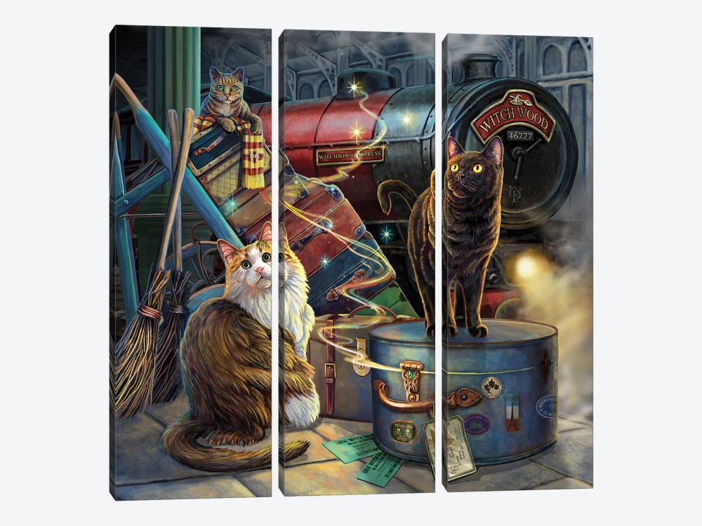 Witchwood Express by Lisa Parker 3-piece Canvas Art