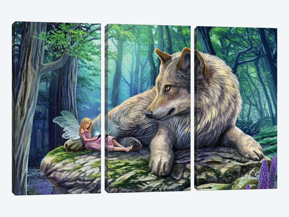 Fairy Stories by Lisa Parker 3-piece Canvas Art