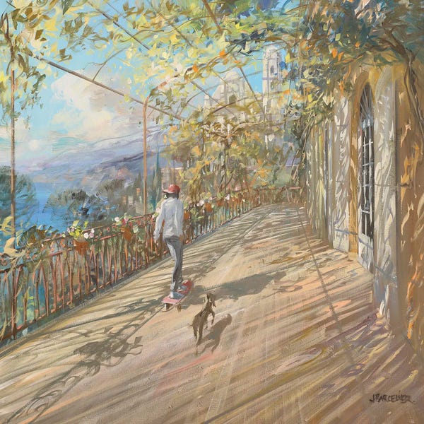 Ombres et Lumières: The Child And The Dog by Laurent Parcelier