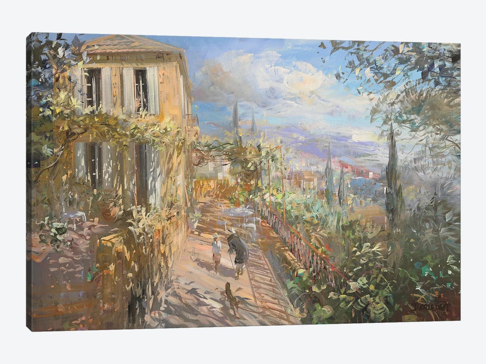 House In Provence by Laurent Parcelier 1-piece Canvas Artwork
