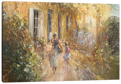 Le Mas Provencal Canvas Art Print - Provence