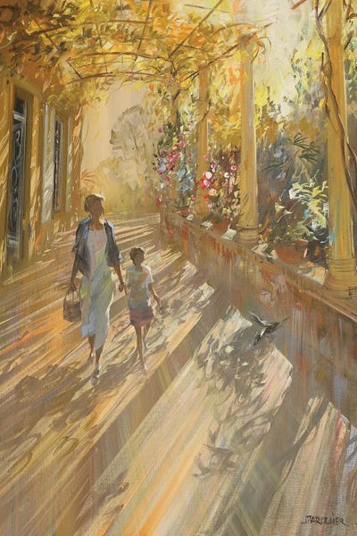 Ombres et Lumières: Return From Walk by Laurent Parcelier