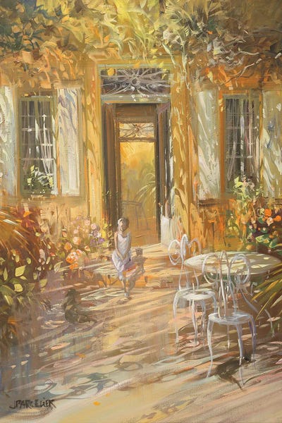Ombres et Lumières: In Front Of The Entrance by Laurent Parcelier