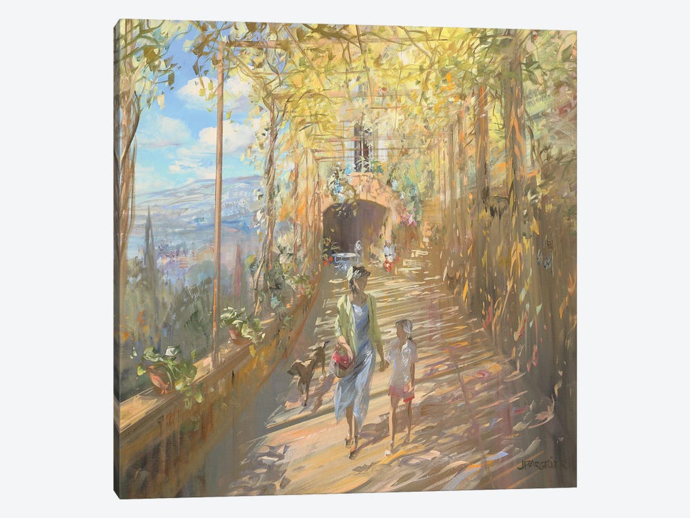 Departure On A Walk by Laurent Parcelier 1-piece Canvas Print