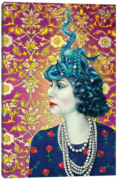 Coco Mademoiselle Canvas Art Print - Coco Chanel