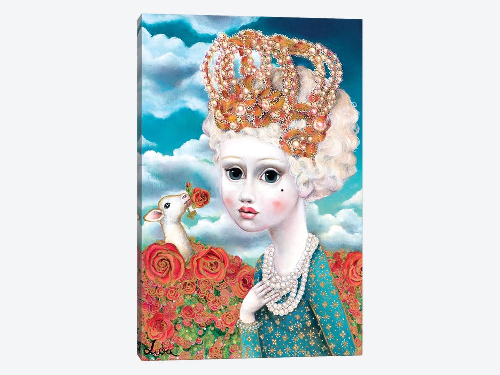 Girl With Crown by Liva Pakalne Fanelli 1-piece Art Print