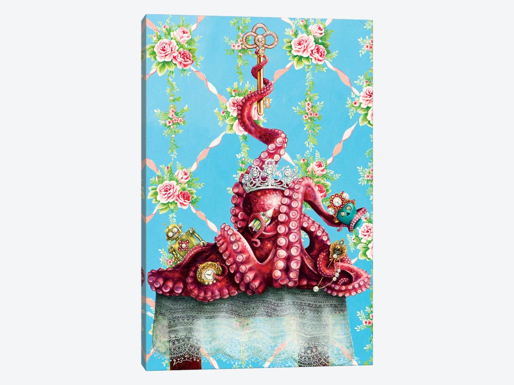 Octopus by Liva Pakalne Fanelli 1-piece Canvas Print