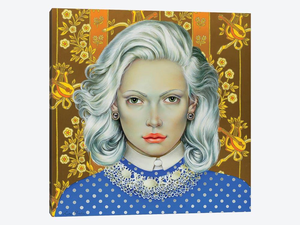 Girl With White Hair by Liva Pakalne Fanelli 1-piece Canvas Wall Art