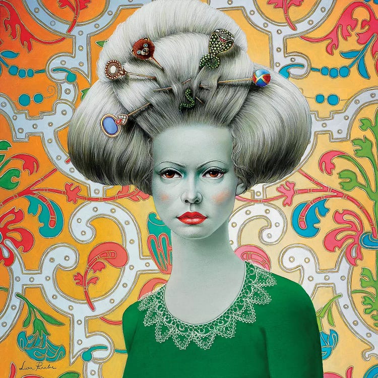 Baroque Girl by Liva Pakalne Fanelli wall art