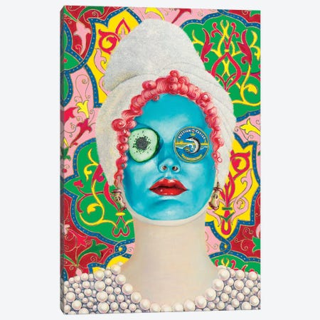 Beauty Mask With Russian Caviar Canvas Print #LPF8} by Liva Pakalne Fanelli Canvas Art Print