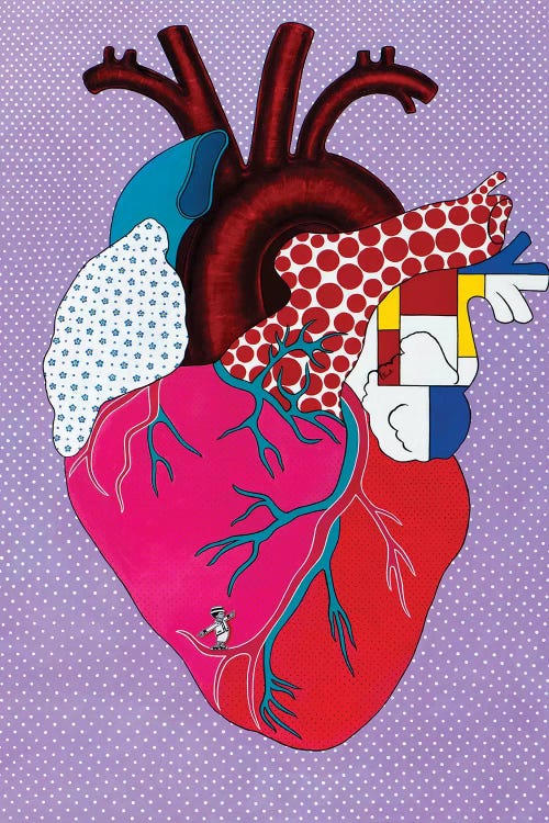 Pop HeArt by Liva Pakalne Fanelli wall art