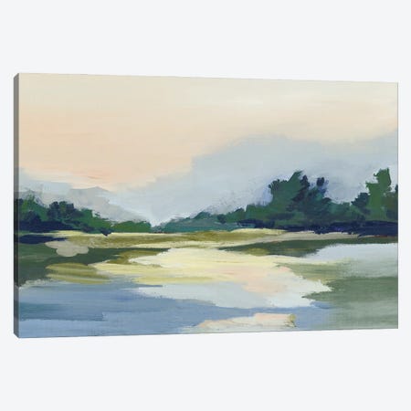 Forest Sunset View Canvas Print #LPI16} by Lera Canvas Artwork