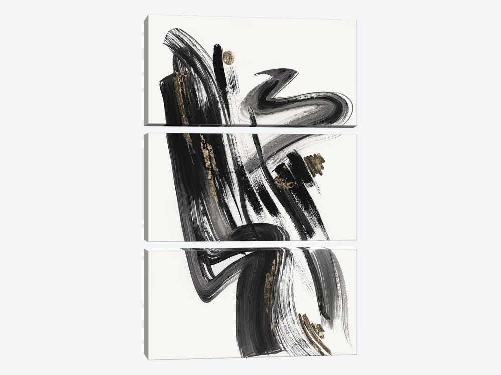 The Stenographic Form II by Lera 3-piece Canvas Art Print