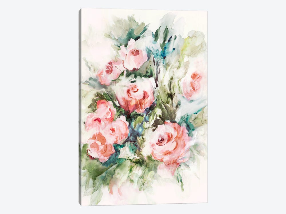 Fresh Pink Florals I by Lera 1-piece Canvas Art Print